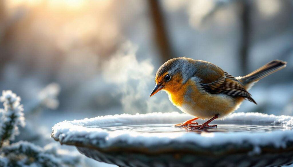 Mit sauberem Wasser durch den Frost – so helfen Sie Vögeln