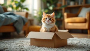 Warum eine kleine Schachtel für eine Katze sehr nützlich ist
