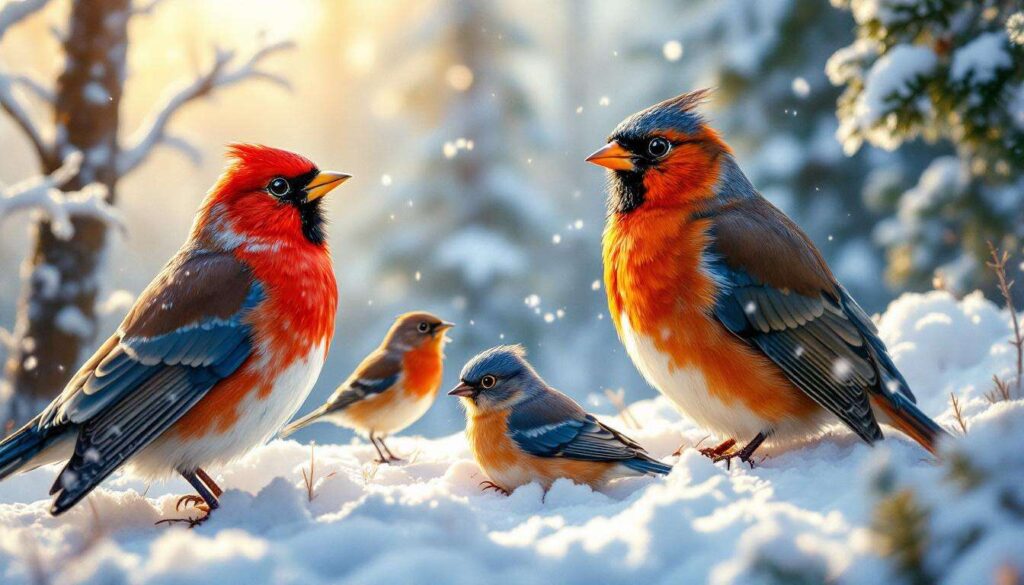 Mit diesen Tricks trotzen Vögel im Winter der Kälte