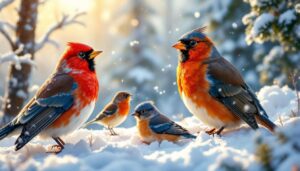 Mit diesen Tricks trotzen Vögel im Winter der Kälte