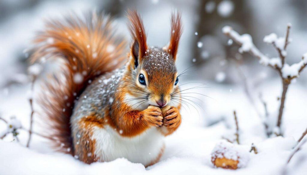 Anhaltende Winterkälte: So kannst du Eichhörnchen jetzt helfen