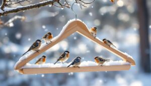 Wie ein einfacher Kleiderbügel Vögeln helfen kann, diesen Winter zu überleben?