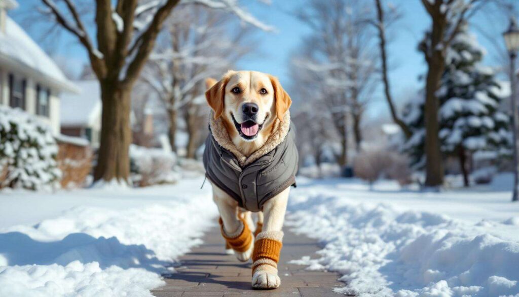 So schützt du deinen Hund vor Kälte und Salz im Winter
