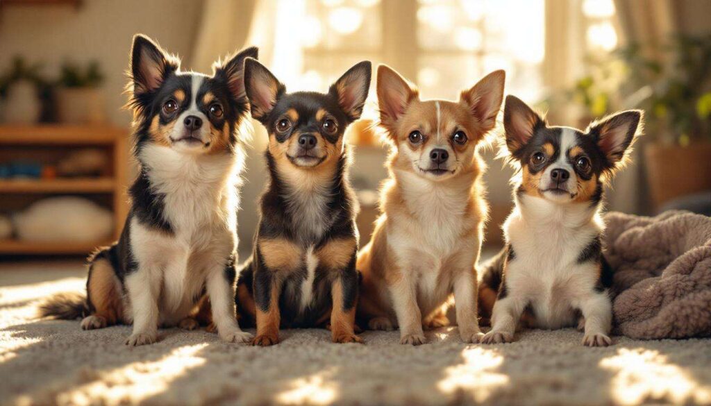 4 Chihuahua-Mix Rüden suchen nach traurigem Verlust ein neues Zuhause