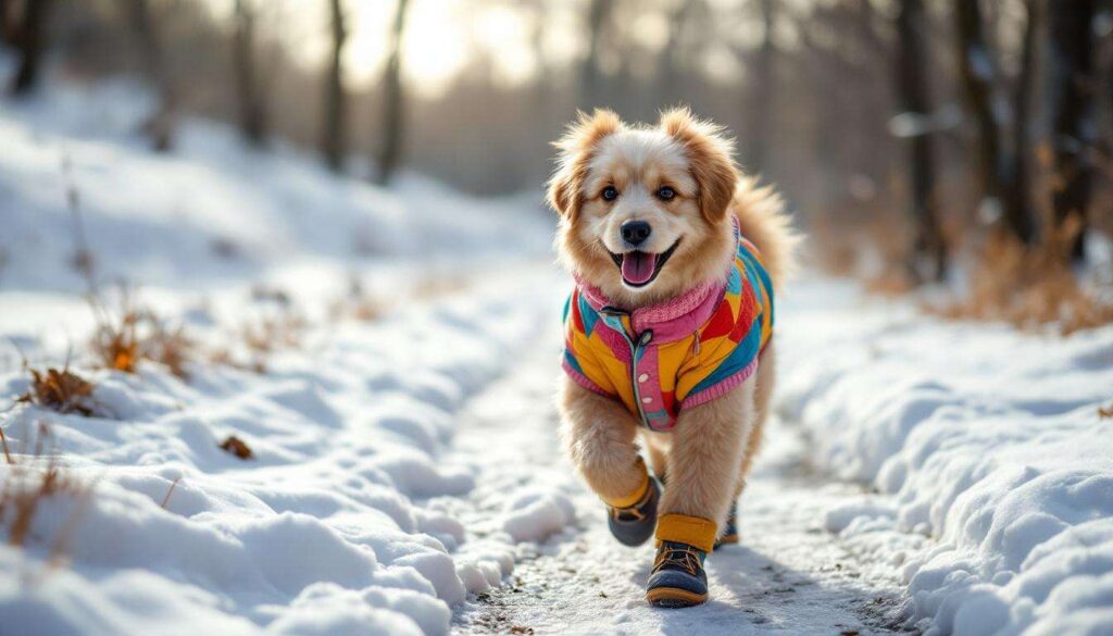 Gegen wunde Pfoten bei Schnee und Eis: Welche Wintertricks Hunden helfen