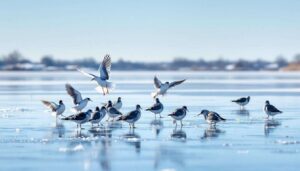 Vögel in gefrorenen Gewässern: Helfen oder nicht?