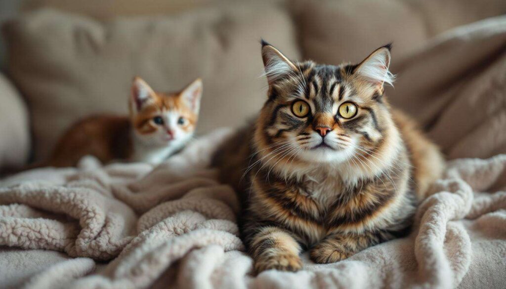 Alte Katze, neuer Kater: Die Zusammenführung von Senioren und Jungtieren birgt Risiken – so klappt es trotzdem