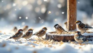 Vögel füttern im Winter – sind Haferflocken geeignet?