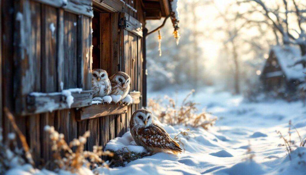Bauern retten Eulen: So hilft ein offenes Stallfenster im Winter