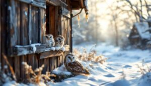 Bauern retten Eulen: So hilft ein offenes Stallfenster im Winter